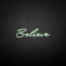 'Believe' neon sign - VINTAGE SIGN