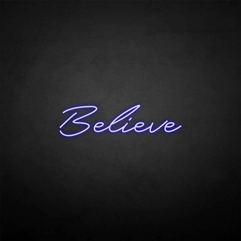 'Believe' neon sign - VINTAGE SIGN