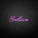 'Believe' neon sign - VINTAGE SIGN