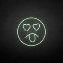 'Sticking tongue out' neon sign - VINTAGE SIGN