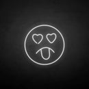 'Sticking tongue out' neon sign - VINTAGE SIGN