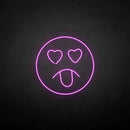 'Sticking tongue out' neon sign - VINTAGE SIGN