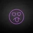 'Sticking tongue out' neon sign - VINTAGE SIGN