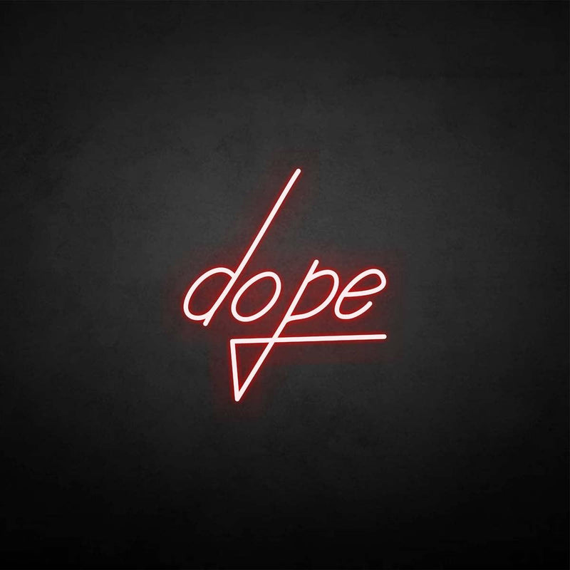 'dope' neon sign - VINTAGE SIGN