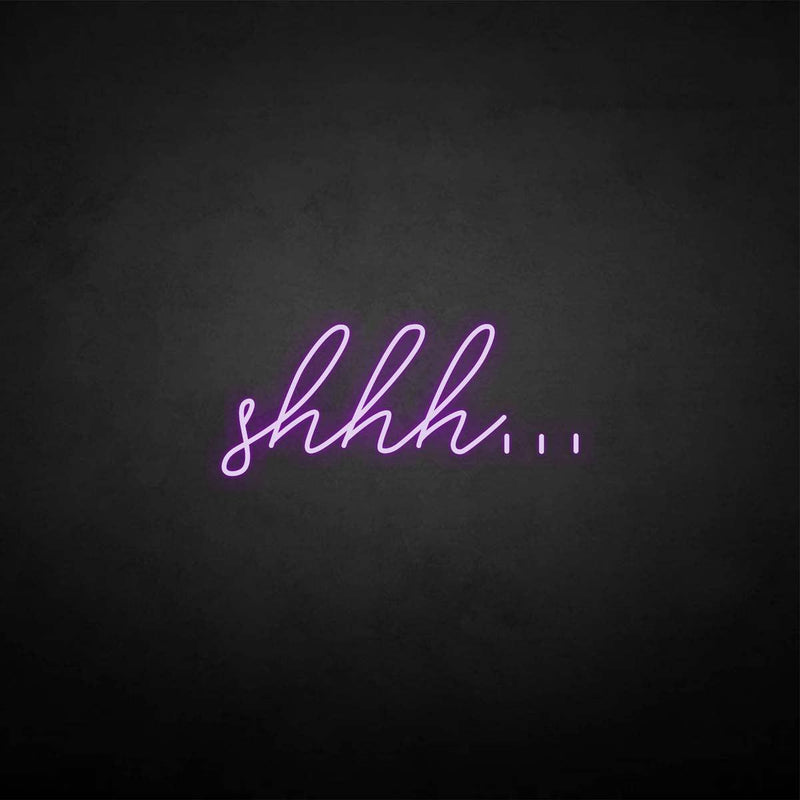 'SHHH' neon sign - VINTAGE SIGN