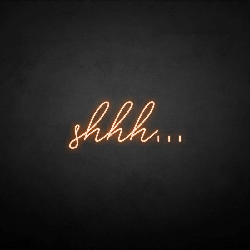 'SHHH' neon sign - VINTAGE SIGN