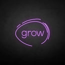 'grow' neon sign - VINTAGE SIGN