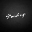 'Stand up' neon sign - VINTAGE SIGN