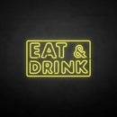 'EAT&DRINK' neon sign - VINTAGE SIGN