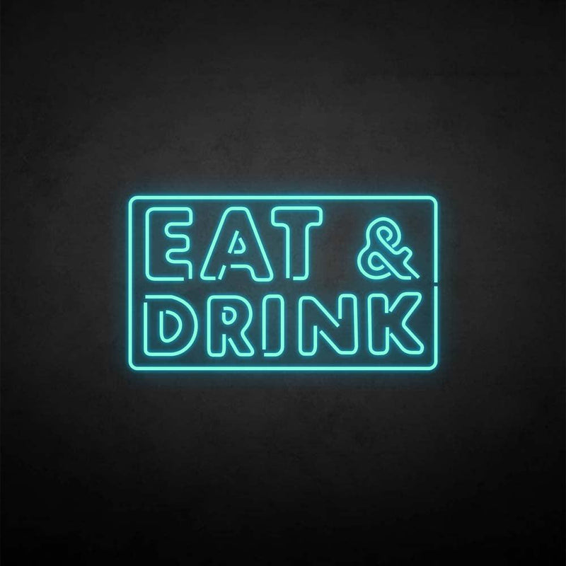'EAT&DRINK' neon sign - VINTAGE SIGN