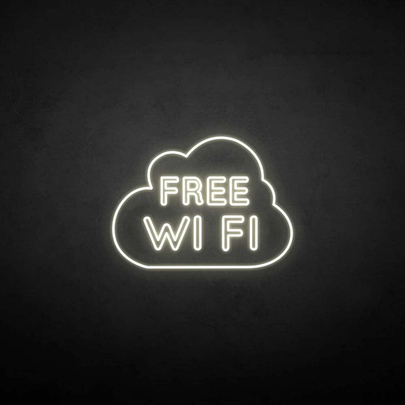 'FREE WIFI' neon sign - VINTAGE SIGN