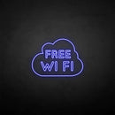 'FREE WIFI' neon sign - VINTAGE SIGN