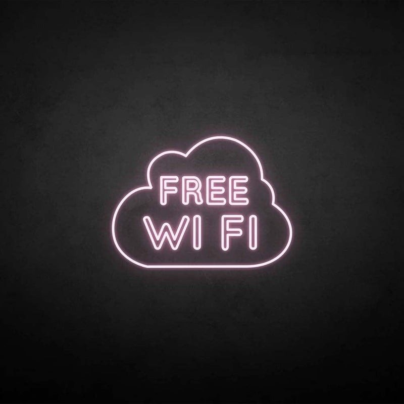 'FREE WIFI' neon sign - VINTAGE SIGN