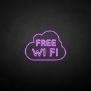 'FREE WIFI' neon sign - VINTAGE SIGN