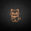 'Fortune cat' neon sign - VINTAGE SIGN