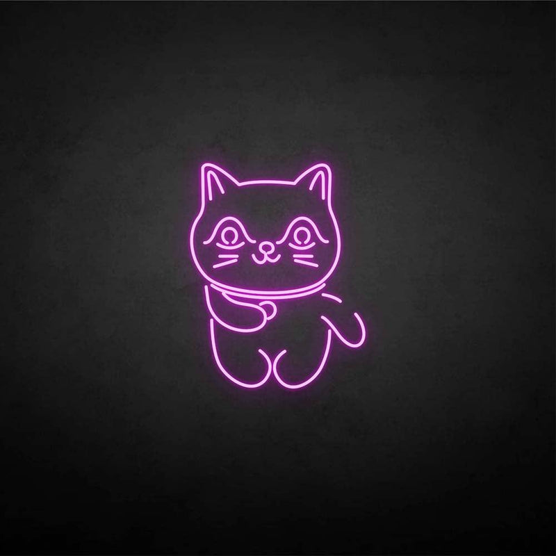 'Fortune cat' neon sign - VINTAGE SIGN