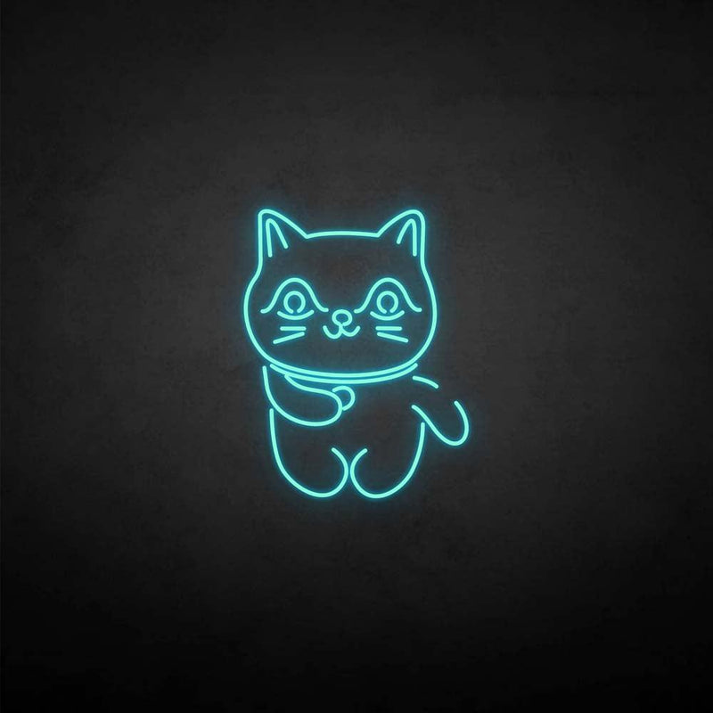 'Fortune cat' neon sign - VINTAGE SIGN