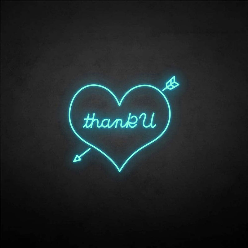 'Thank U' neon sign - VINTAGE SIGN