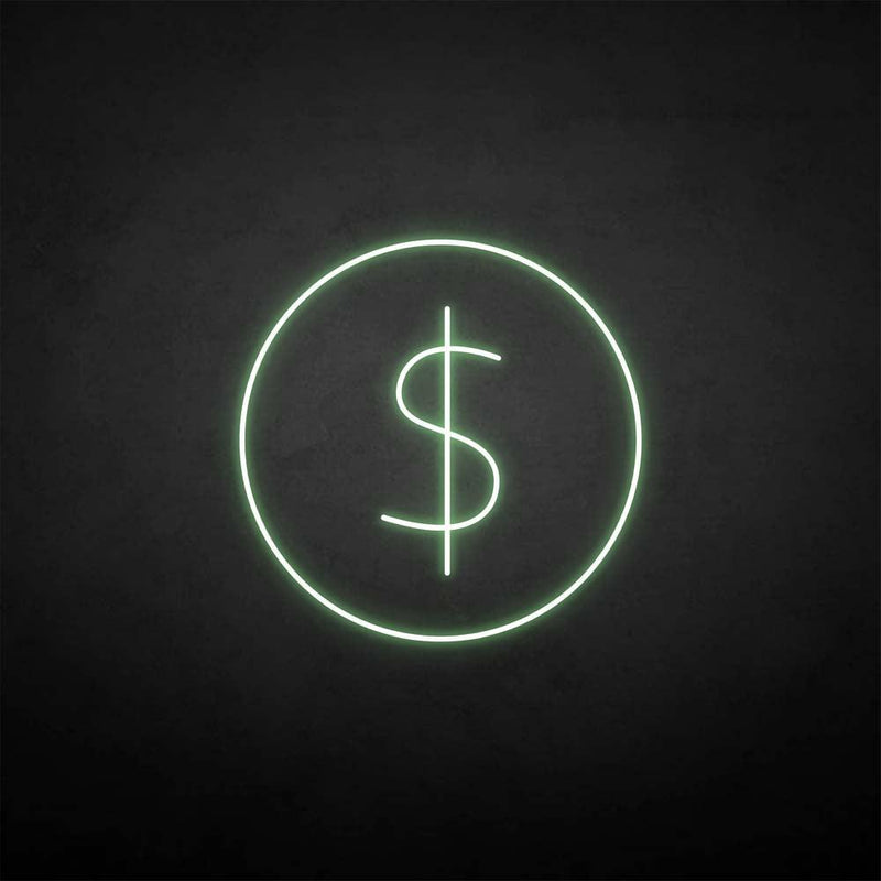 'Dollar' neonreclame