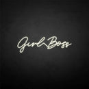 'Girl boss' neon sign - VINTAGE SIGN