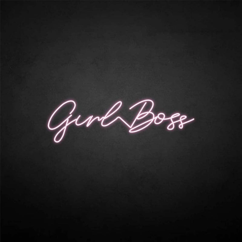 'Girl boss' neon sign - VINTAGE SIGN