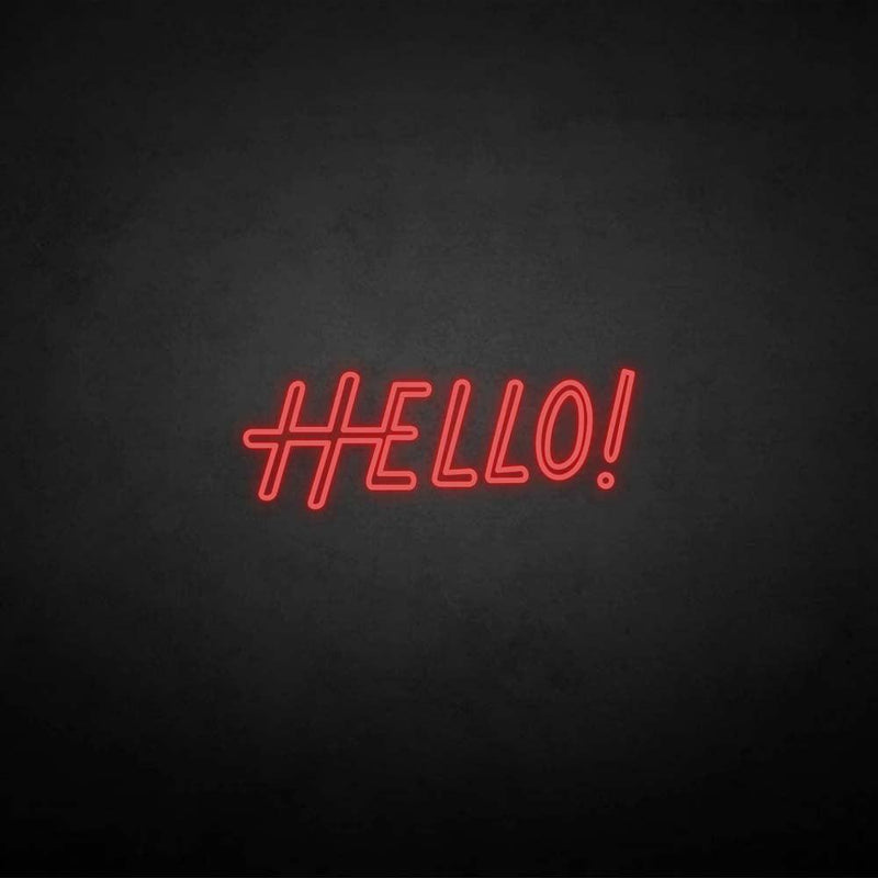 'HELLO2' neon sign - VINTAGE SIGN