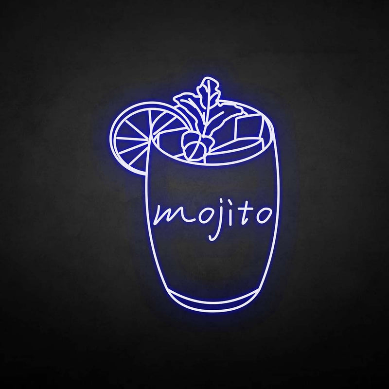 "Mojito"-Leuchtreklame