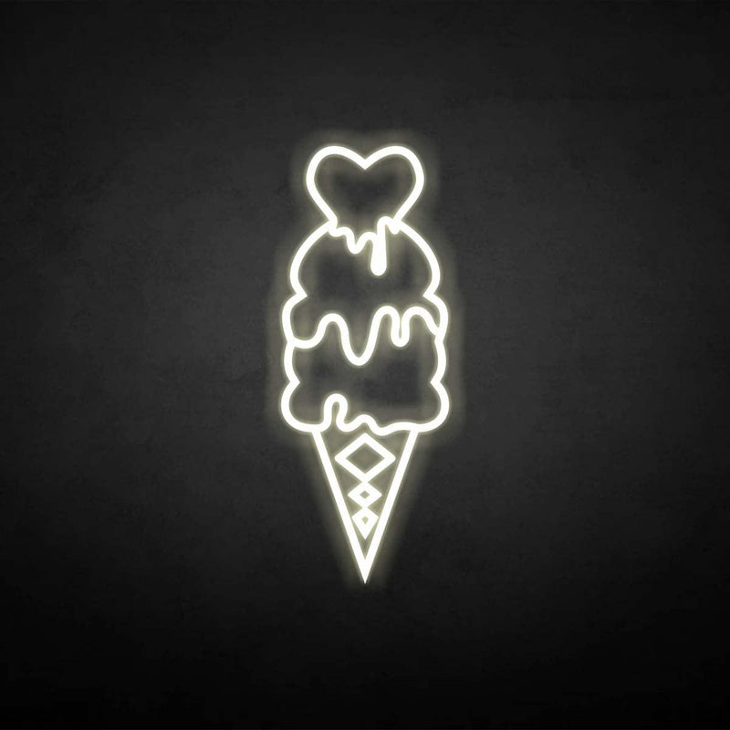 'Ice cream' neon sign - VINTAGE SIGN