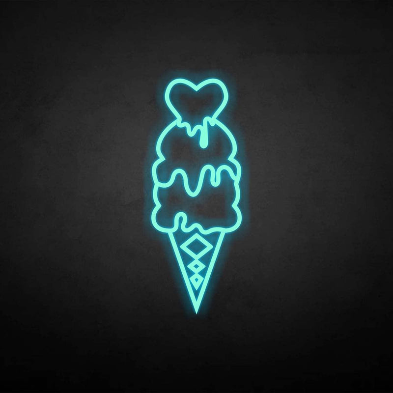 'Ice cream' neon sign - VINTAGE SIGN