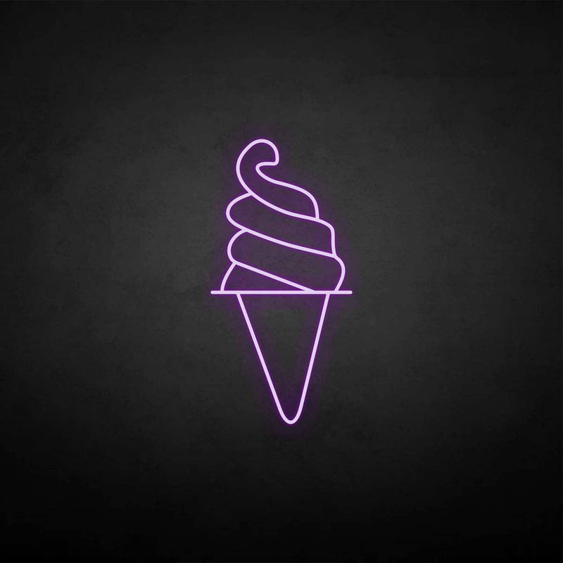 'Cylinder Ice Cream' neon sign - VINTAGE SIGN