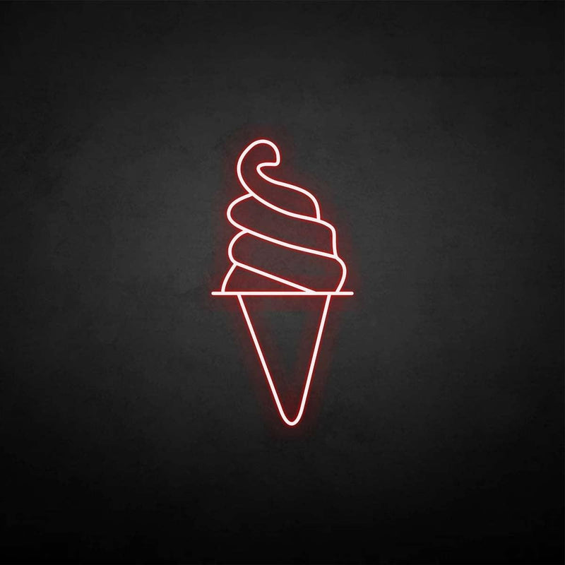 'Cylinder Ice Cream' neon sign - VINTAGE SIGN