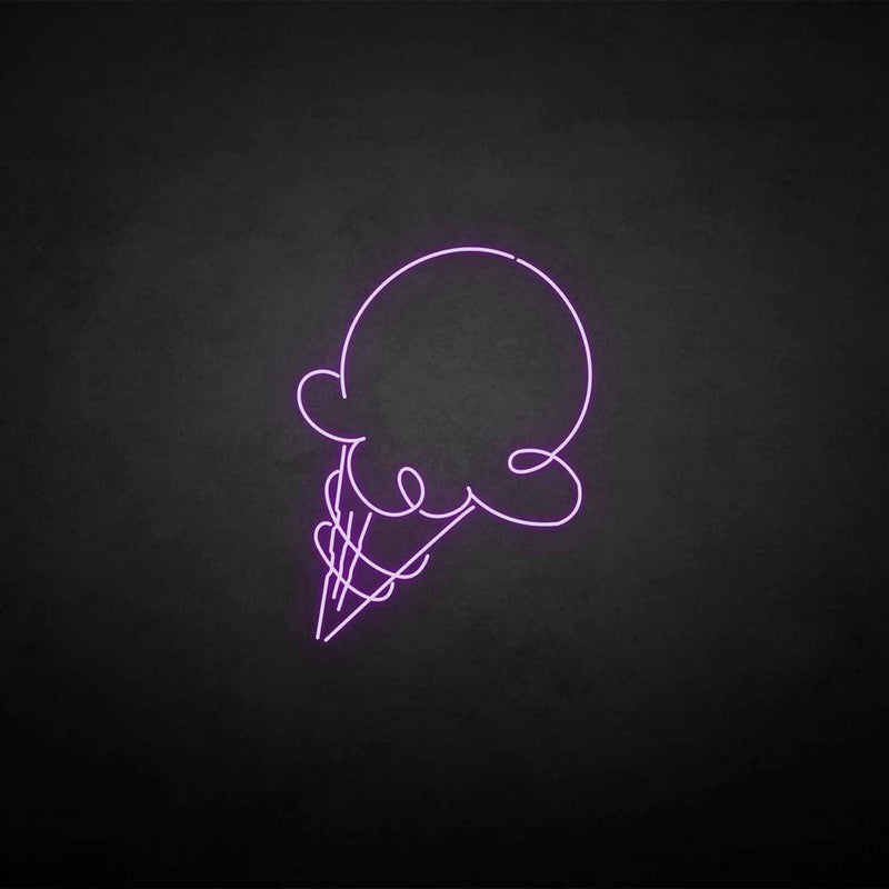 'Ice cream3' neon sign