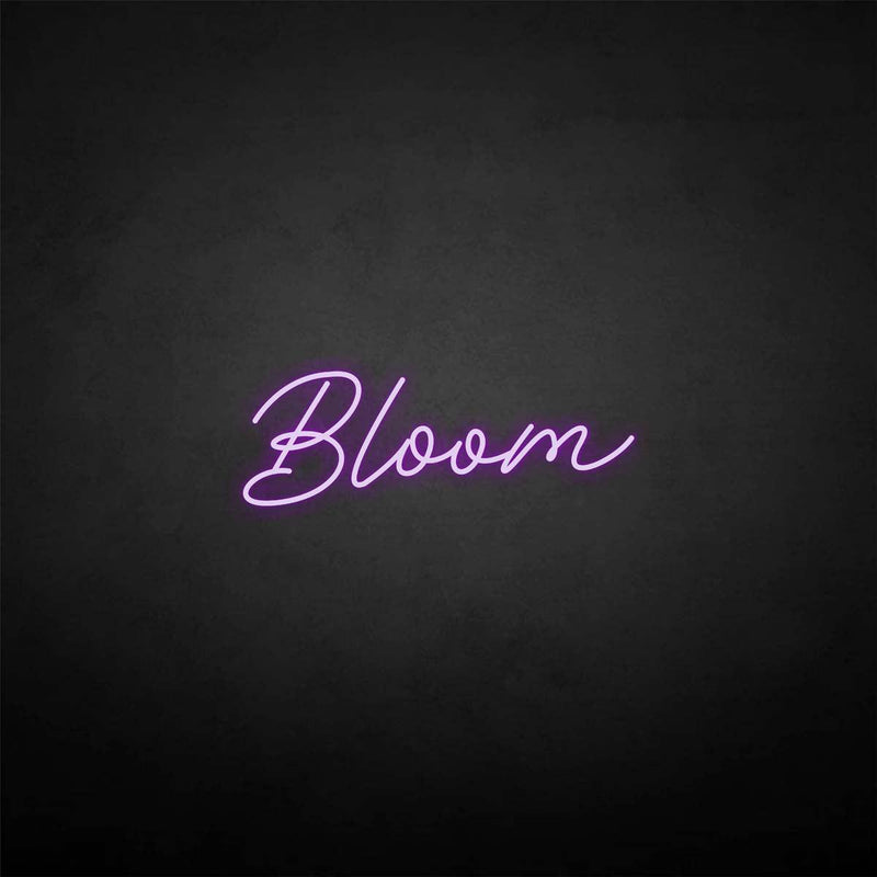 Enseigne au néon 'Bloom'
