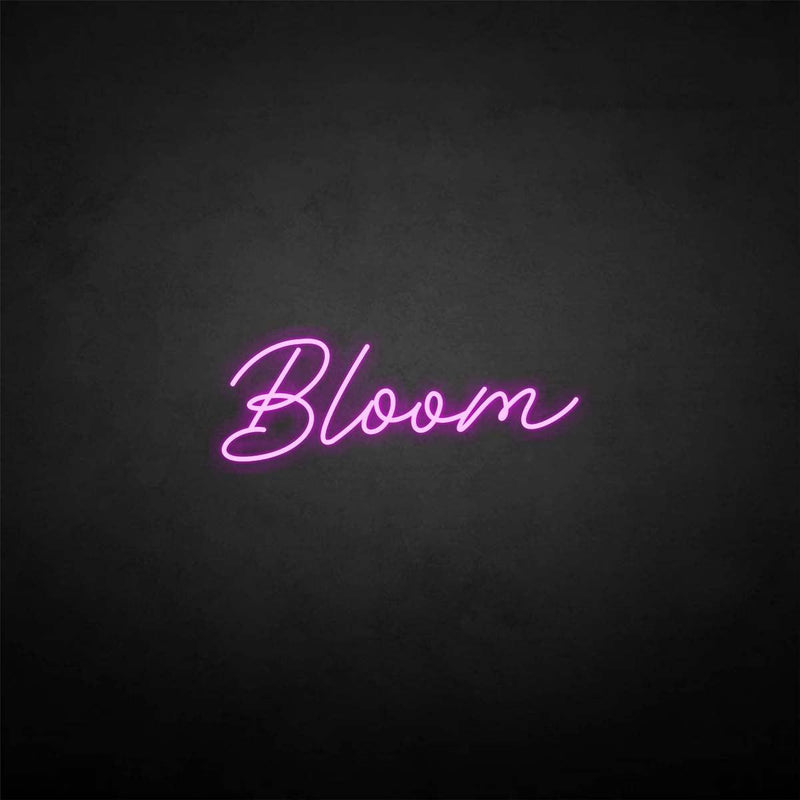 Enseigne au néon 'Bloom'