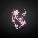 'Flower and people' neon sign - VINTAGE SIGN