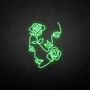 'Flower and people' neon sign - VINTAGE SIGN