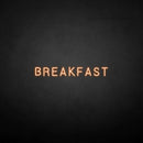 'BREAKFAST' neon sign - VINTAGE SIGN