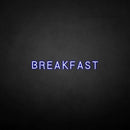 'BREAKFAST' neon sign - VINTAGE SIGN