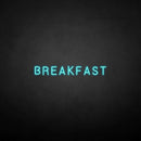 'BREAKFAST' neon sign - VINTAGE SIGN