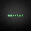 'BREAKFAST' neon sign - VINTAGE SIGN