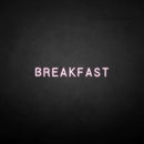 'BREAKFAST' neon sign - VINTAGE SIGN