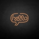 'Hello' neon sign - VINTAGE SIGN