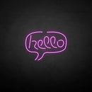 'Hello' neon sign - VINTAGE SIGN