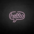 'Hello' neon sign - VINTAGE SIGN