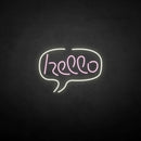 'Hello' neon sign - VINTAGE SIGN