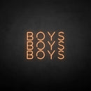 'boy boy boy' neon sign - VINTAGE SIGN