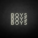 'boy boy boy' neon sign - VINTAGE SIGN
