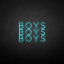 'boy boy boy' neon sign - VINTAGE SIGN