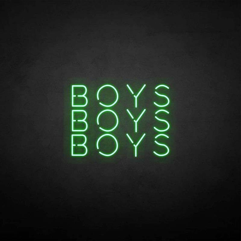 'boy boy boy' neon sign - VINTAGE SIGN