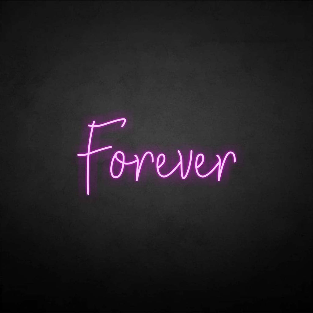 Forever Sign Simple 'Forever' neon sign
